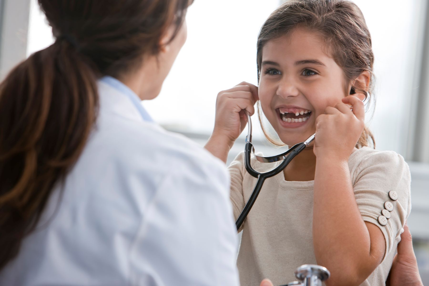 Woman provider smiling